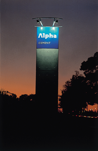 Alpha sign