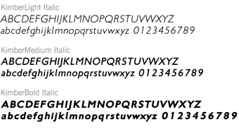 De Beers kimber fonts